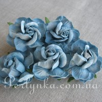 Троянда 4,5см синя
